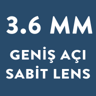 3.6 MM Sabit Lens